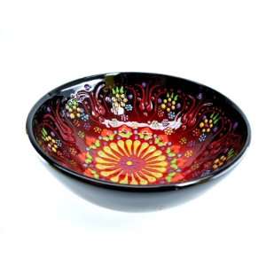    Hand Painted Turkish Ceramic Bowl (medium) 18