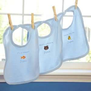  Its a Boy Personalized Baby Bibs (Set of 3) Baby