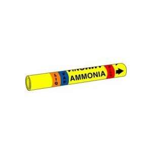  AMMONIA (BLANK) LIQ/VAP HIGH   IIAR Snap Tite Pipe Markers 