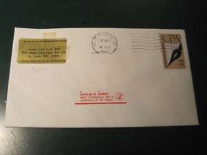 1987 Letter Cover James Cool Papa Bell MLB HOF  