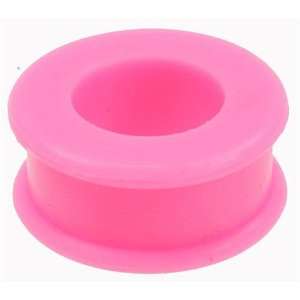  SMALL PINK SILICONE ACRYLIC PLUG 7/16   Sold As A Pair Jewelry