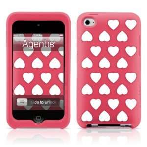  Agent 18 HeartVest for iPod Touch 4th Gen Red/white (THV4 