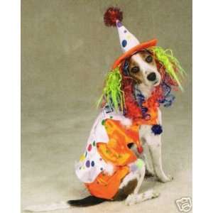  Casual Canine Class Clown Dog Halloween Costume ExLARGE 