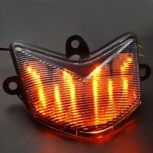  Integrated LED Rear Stop Turn Signals Tail Lights Clear 