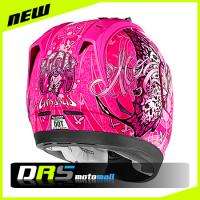 New 2012 Icon Alliance Chrysalis Motorcycle Helmet Pink Size Medium MD 