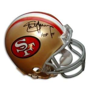  Steve Young Signed 49ers t/b Mini Helmet HOF 05 