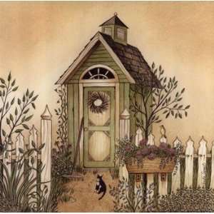   Cottage Outhouse III   Poster by Linda Spivey (10x10)