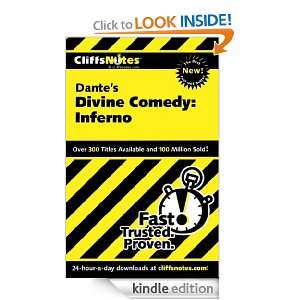 CliffsNotes on Dantes Divine Comedy Inferno (Cliffsnotes Literature 