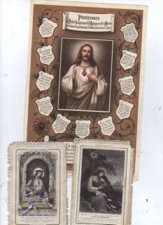 Holy heart of Jesus sainte coeur de jesus x 70 vintage  