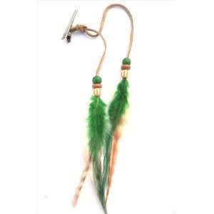  Green Clip in Feather Beauty