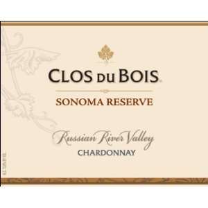  2010 Clos Du Bois Russian River Reserve Chardonnay 750ml 