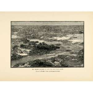  1903 Print Cataract River Nile Abusir Boudier Beato Egypt 
