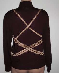 ST. JOHN COLLECTION Gorgeous Santana Knit Sweater P S  