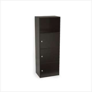 Convenience Concepts XTRA Storage Cabinet with 3 Doors in Black 151188 