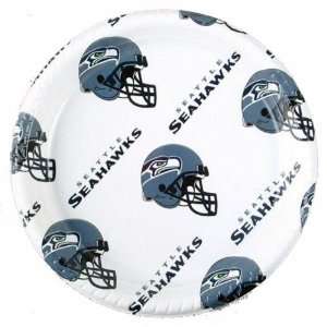  Seattle Seahawks 10 Inch Reusable Plastic Plate Sports 