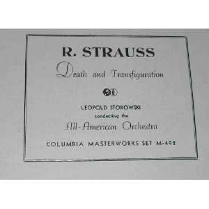   Strauss Death and Transfiguration   Stokowski 3 LP SET IN BOOK Music