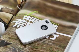 Silver Luxury AIR Jacket Metal Aluminum Matte Brushed Case Cover for 
