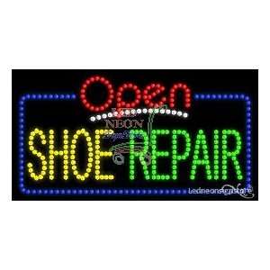 Shoe Repair LED Business Sign 17 Tall x 32 Wide x 1 Deep