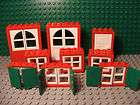   Red & White Bay Windows Doors House Build Project City Town Village