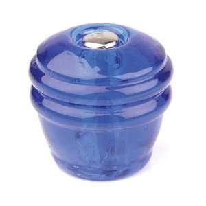  Round Glass Knob Cobalt Blue
