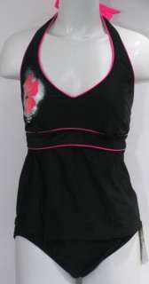 Hobie Black Swimsuit Tankini Plus 1 NWT NEW  
