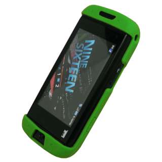 for Samsung SideKick 4G Green Case Skin+Car Charger 886571105760 
