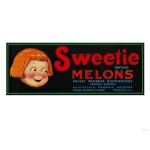  Sweetie Melon Label   Phoenix, AZ Giclee Poster Print 