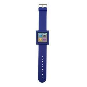  Modern Tech Blue Watch Strap Case/ Cover/ Skin for iPod 