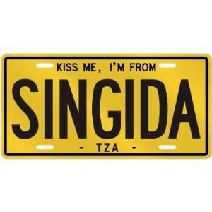  NEW  KISS ME , I AM FROM SINGIDA  TANZANIA LICENSE PLATE 