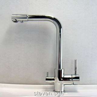 Way Dual Faucet Kitchen Mixer Tap Pure Water Filter  