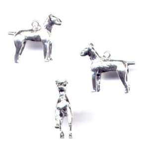    Jack Russell Charm Sterling Silver Jewelry