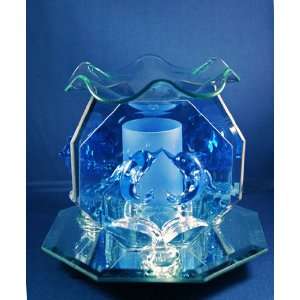 Glass Figurine Double Dolphin Electric Oil Warmer