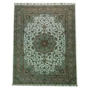  BrandRugs Stunning 6x8 Silk on Silk Tabriz Design Handmade 