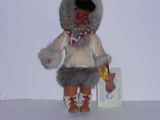 Doll Inuit The People 11 inch U.S.A Original Tag  