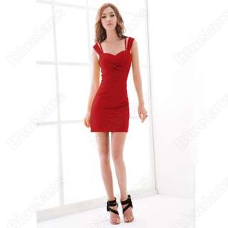 Sexy Ladies Backless Mini Dress Slim Party Cocktail 3 Color  