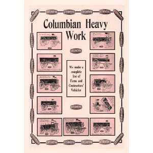  Columbian Heavy Work 16X24 Canvas Giclee