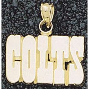Indianapolis Colts 14K Gold COLTS Pendant  Sports 