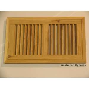    Output Australian Cypress Flush Unfinished Wood Heat Register / Vent