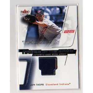  2002 Fleer Genuine Jim Thome Names of the Game Jersey 