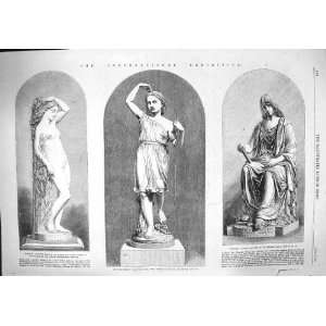  1862 STATUE BRODIE THORNEYCROFT SKIPPING GIRL DAPHNE