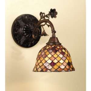  Tiffany Fish Scale Wall Sconce