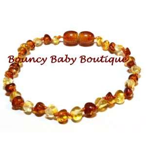 Bouncy Baby BoutiqueTM Baltic Amber Teething Anklet/Bracelet   Baroque 