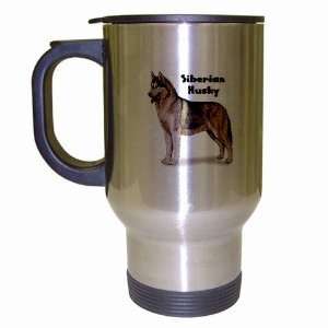 Siberian Husky Travel Mug