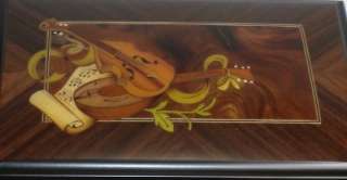 REUGE WOOD INLAY MUSIC / JEWELRY BOX FROM ITALY No 469   NEW.  