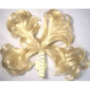 LIZZIE Bendable Wires Clip On Hairpiece Wig #613 BLEACH BLONDE by MONA 
