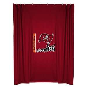   NFL Tampa Bay Buccaneers Locker Room Shower Curtain