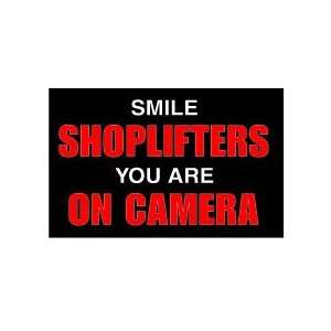  Smile Shoplifters You Are on Camera, 11W x 7H Camera 