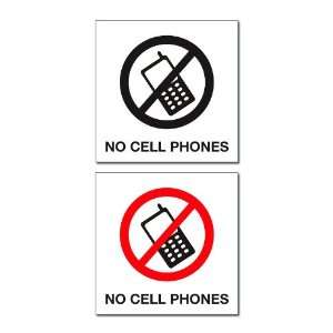  No Cell Phones Sign