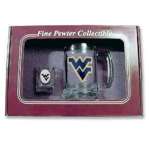  West Virginia University Shot Glass and Mug Set Jewelry
