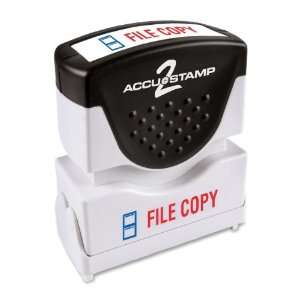  COSCO Shutter Stamp,FILE COPY Message Stamp   0.5 x 1.62 
